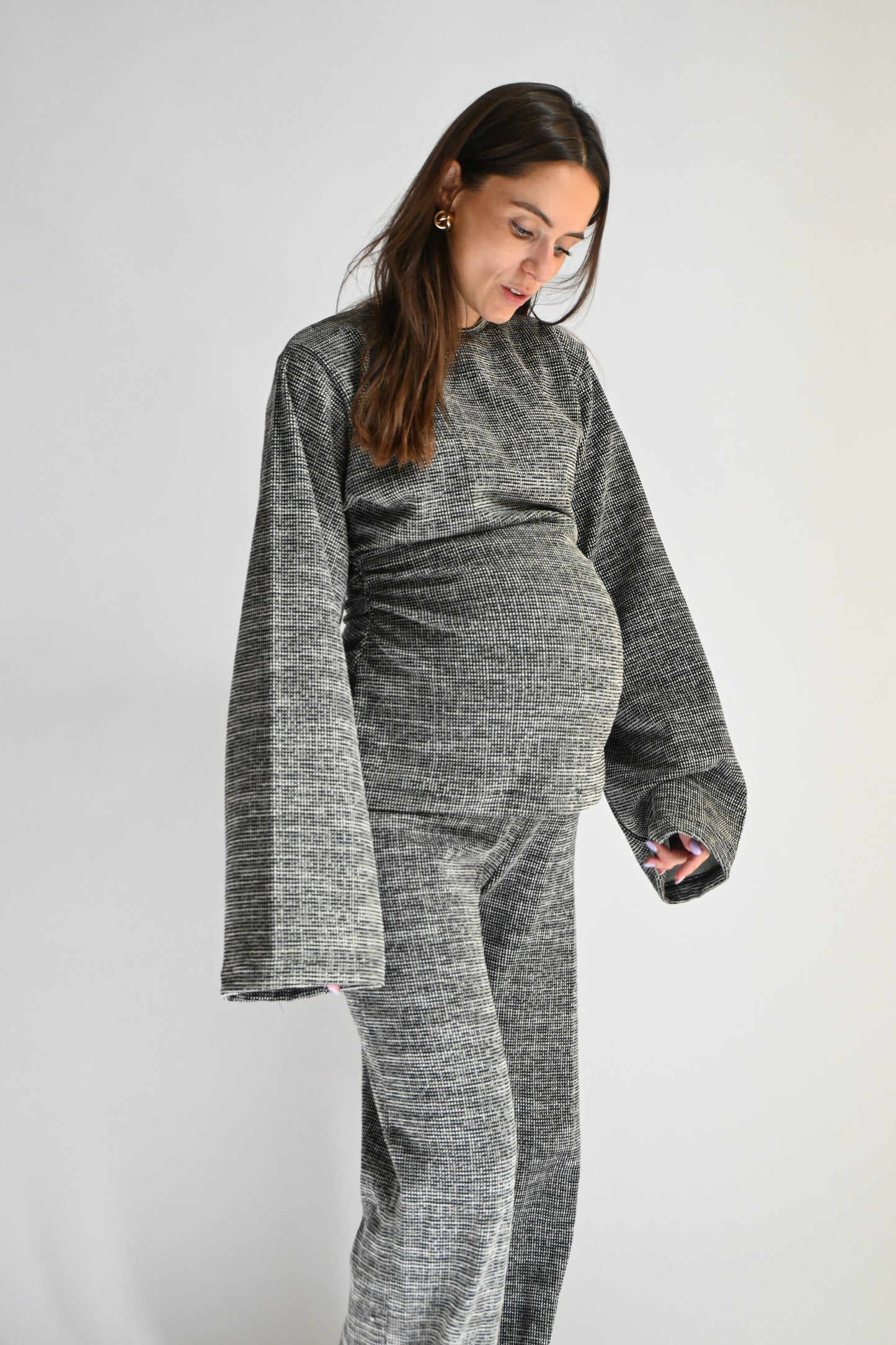 Nora longsleeve - black/white