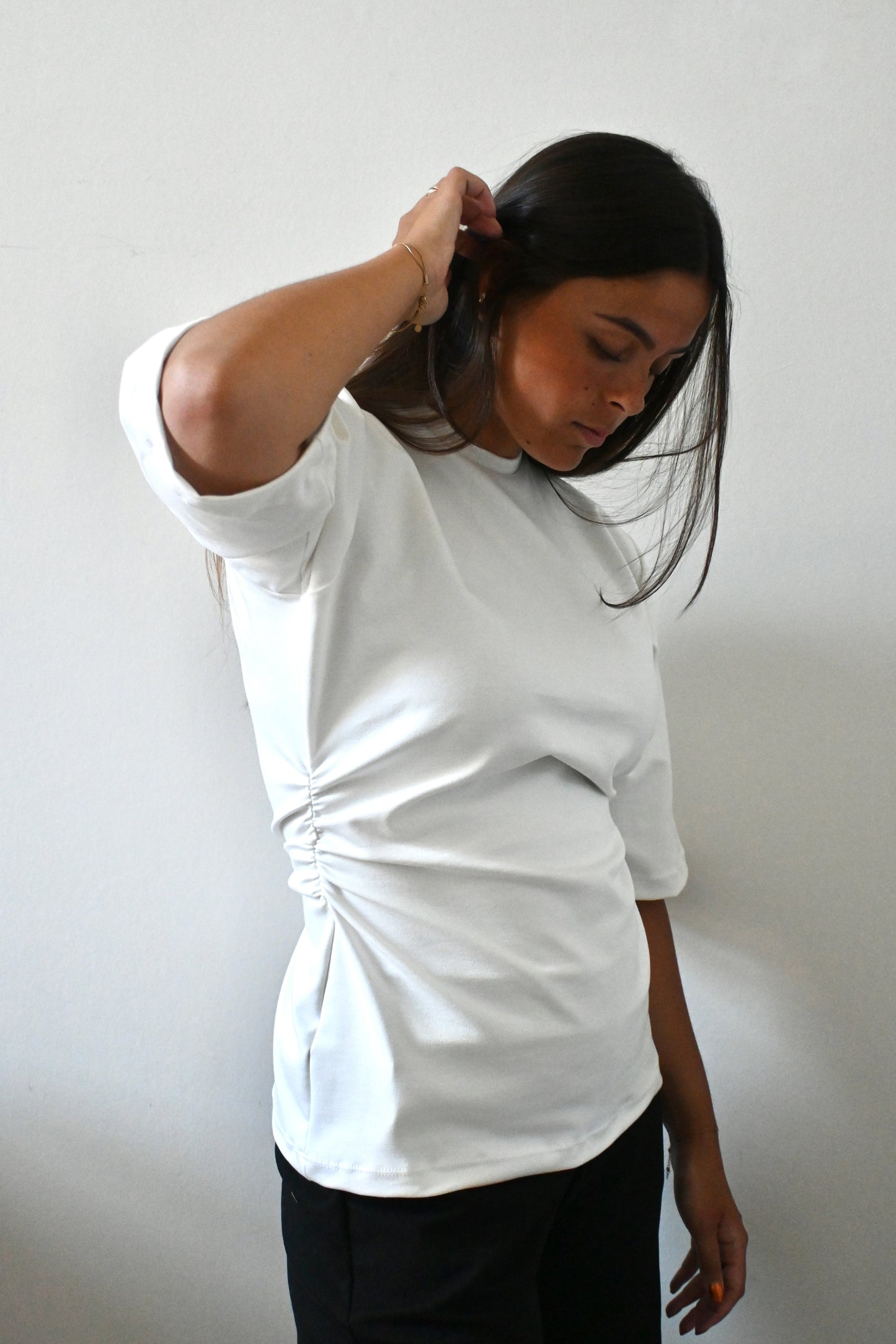 Line T-shirt - white