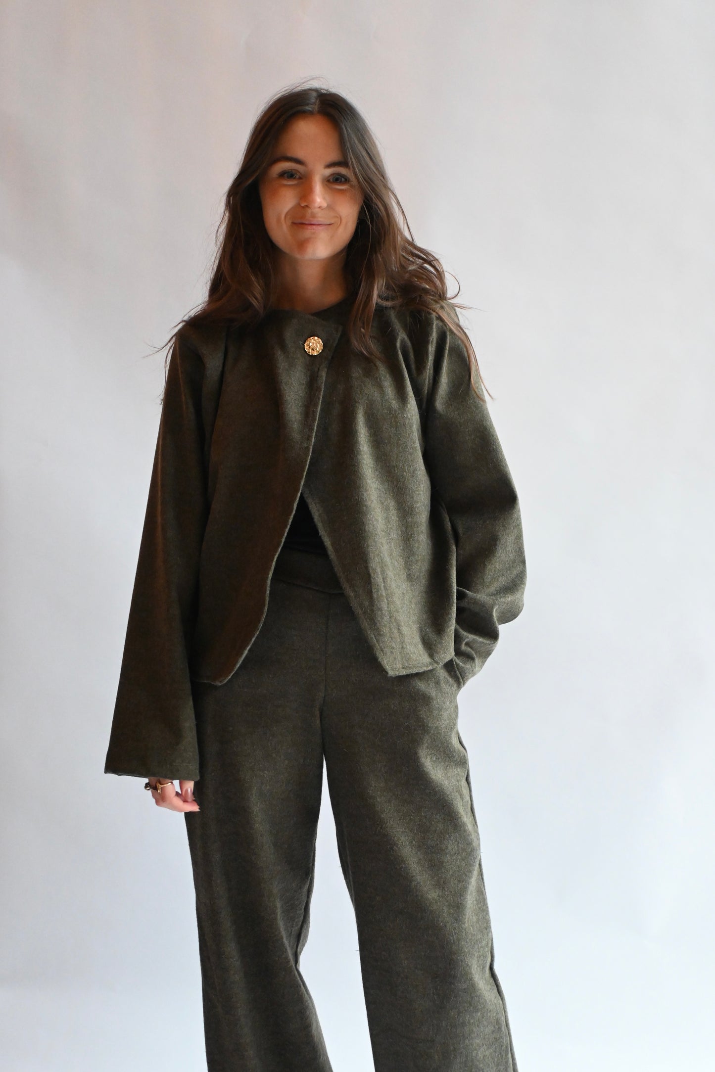 Eve jacket - dark green