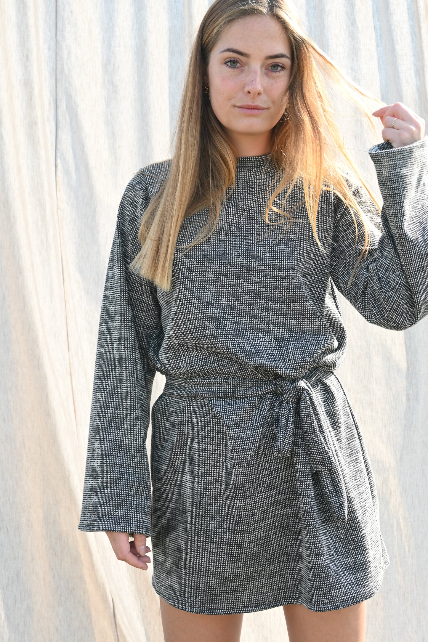 Nora dress - black/white