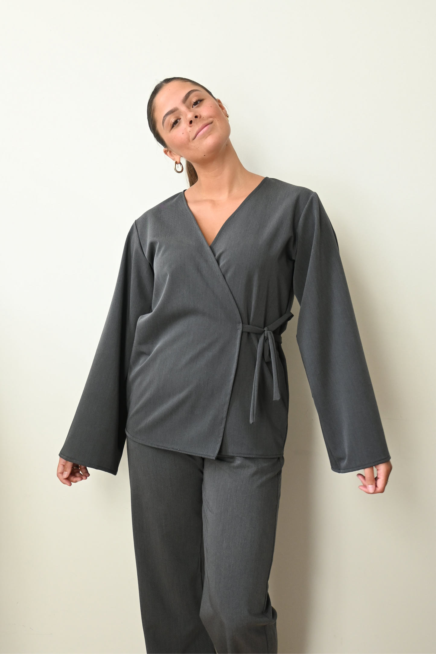 Ivy blouse - dark grey