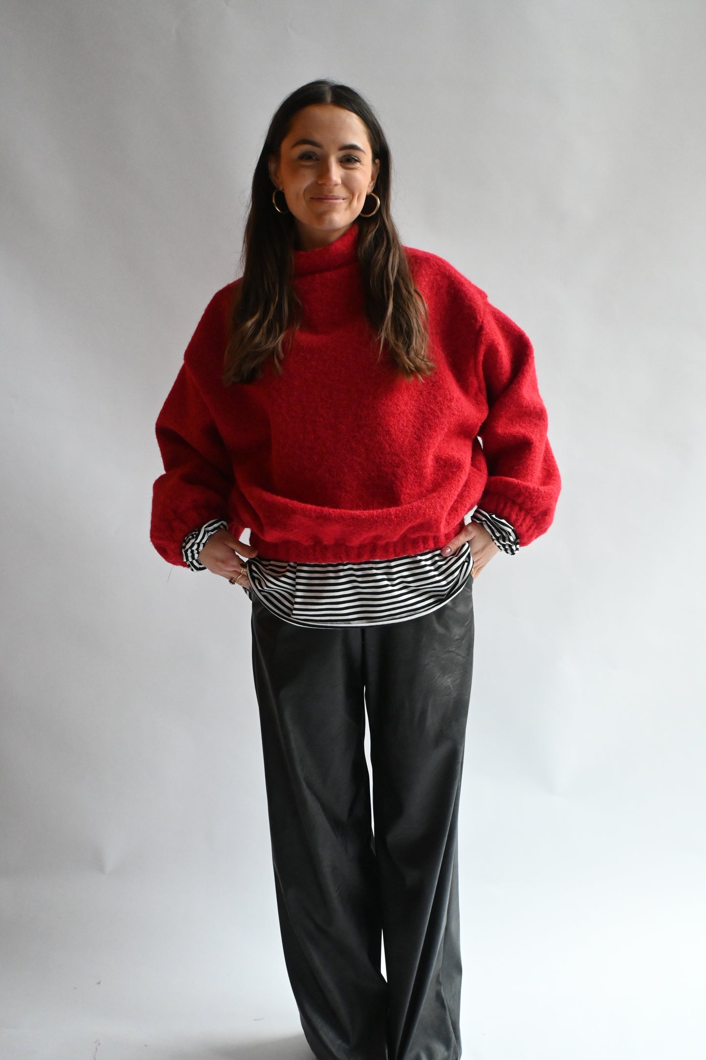 Bo sweater - red