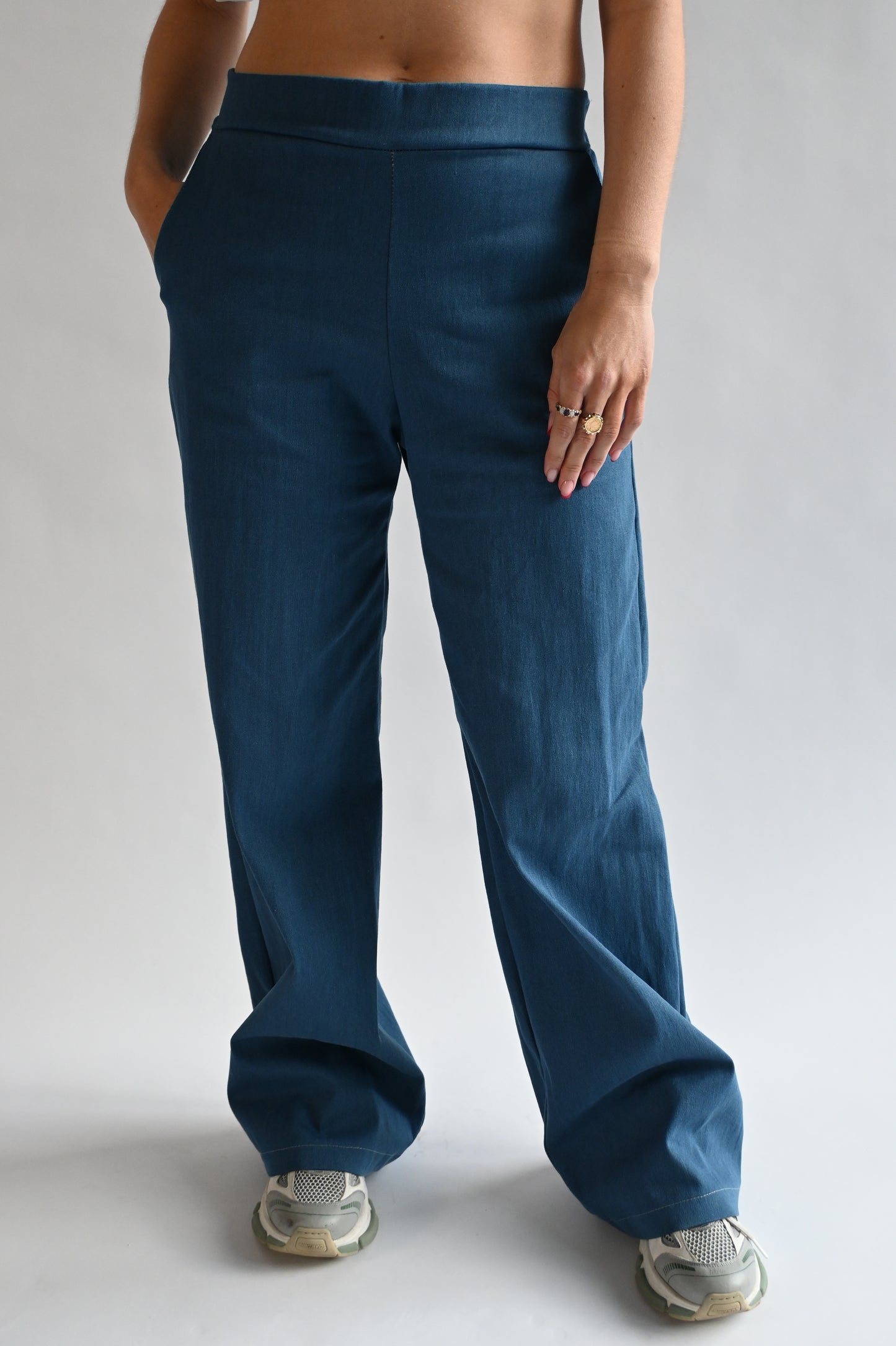 Lana trouser - denim blue