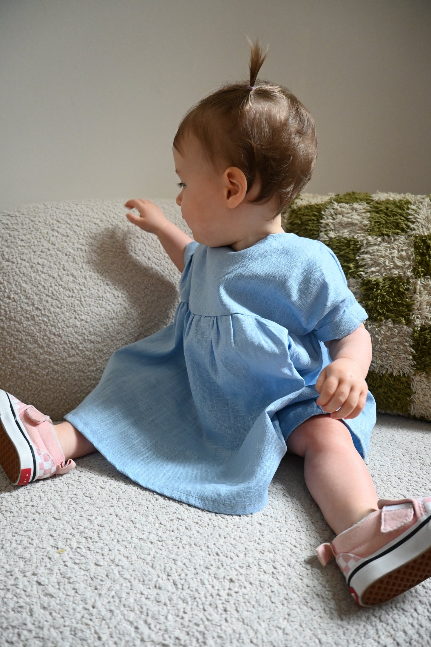 Liz jurk mini - licht blauw