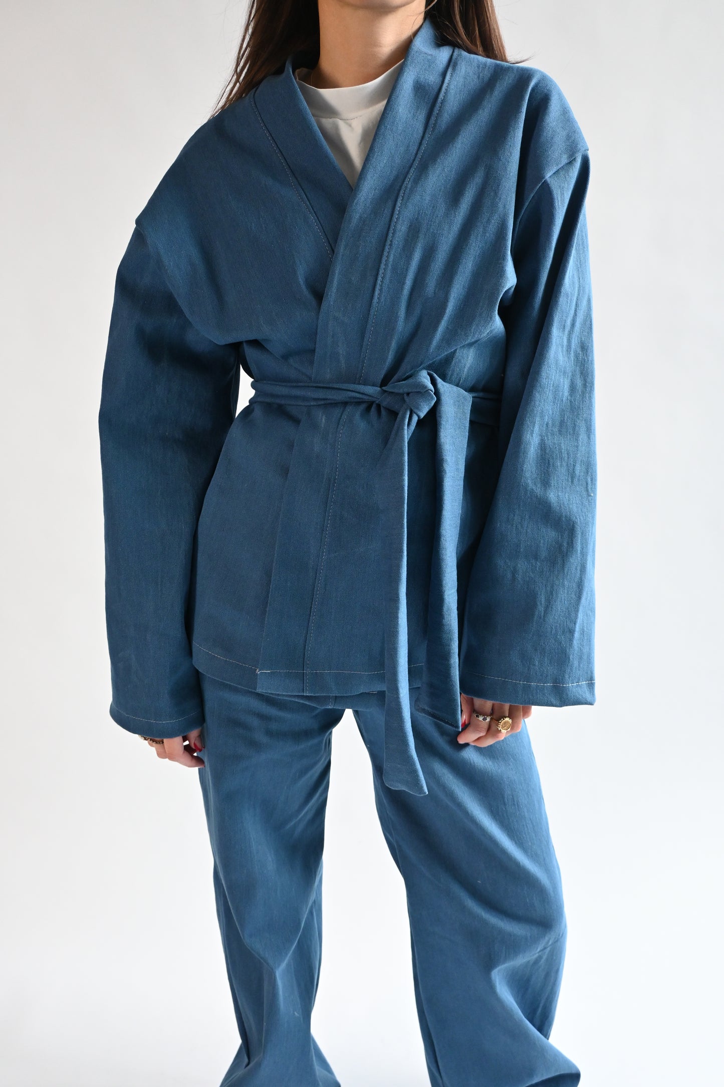 Lana kimono - denim blue
