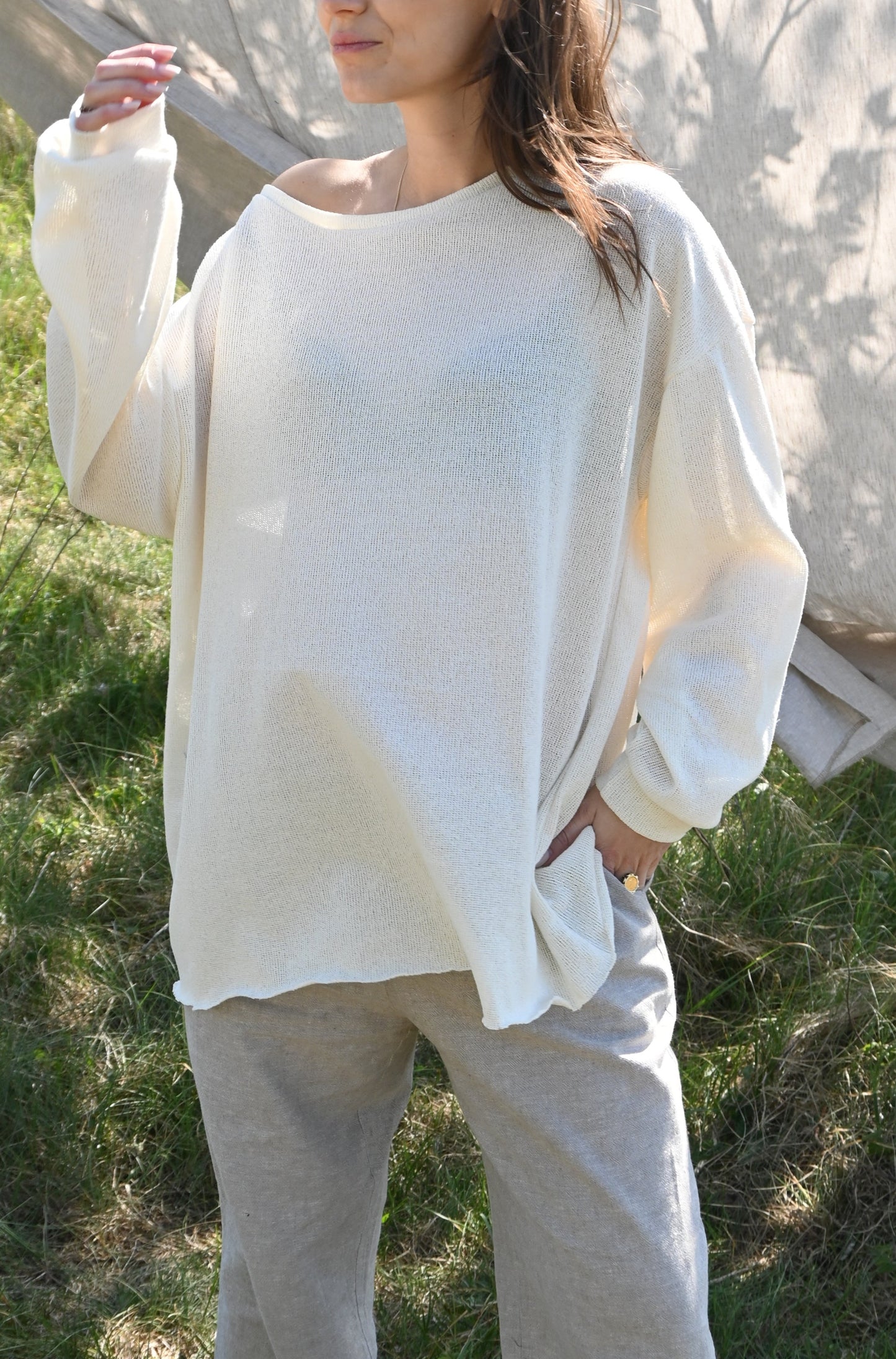 Long sleeve - white