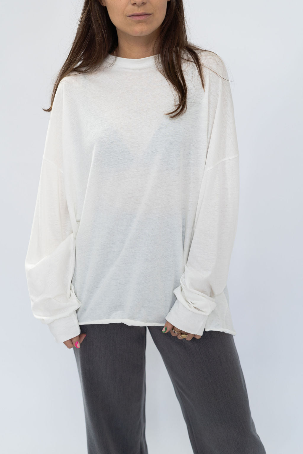 Longsleeve - white