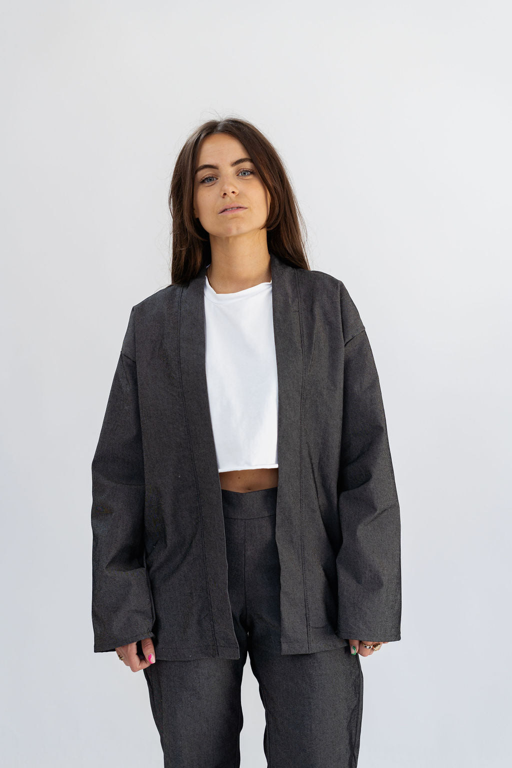 Lori kimono - dark grey