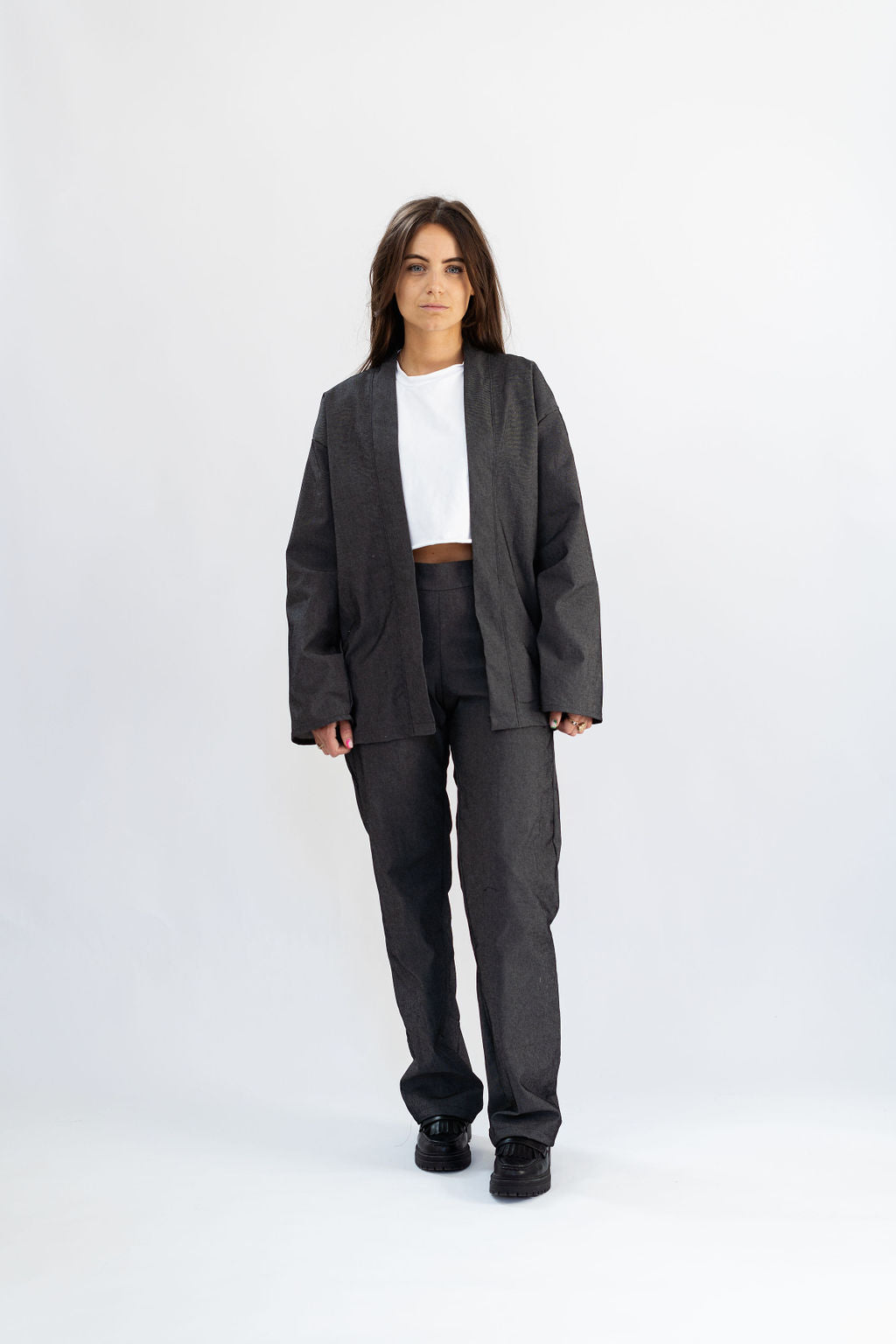 Lori kimono - dark grey