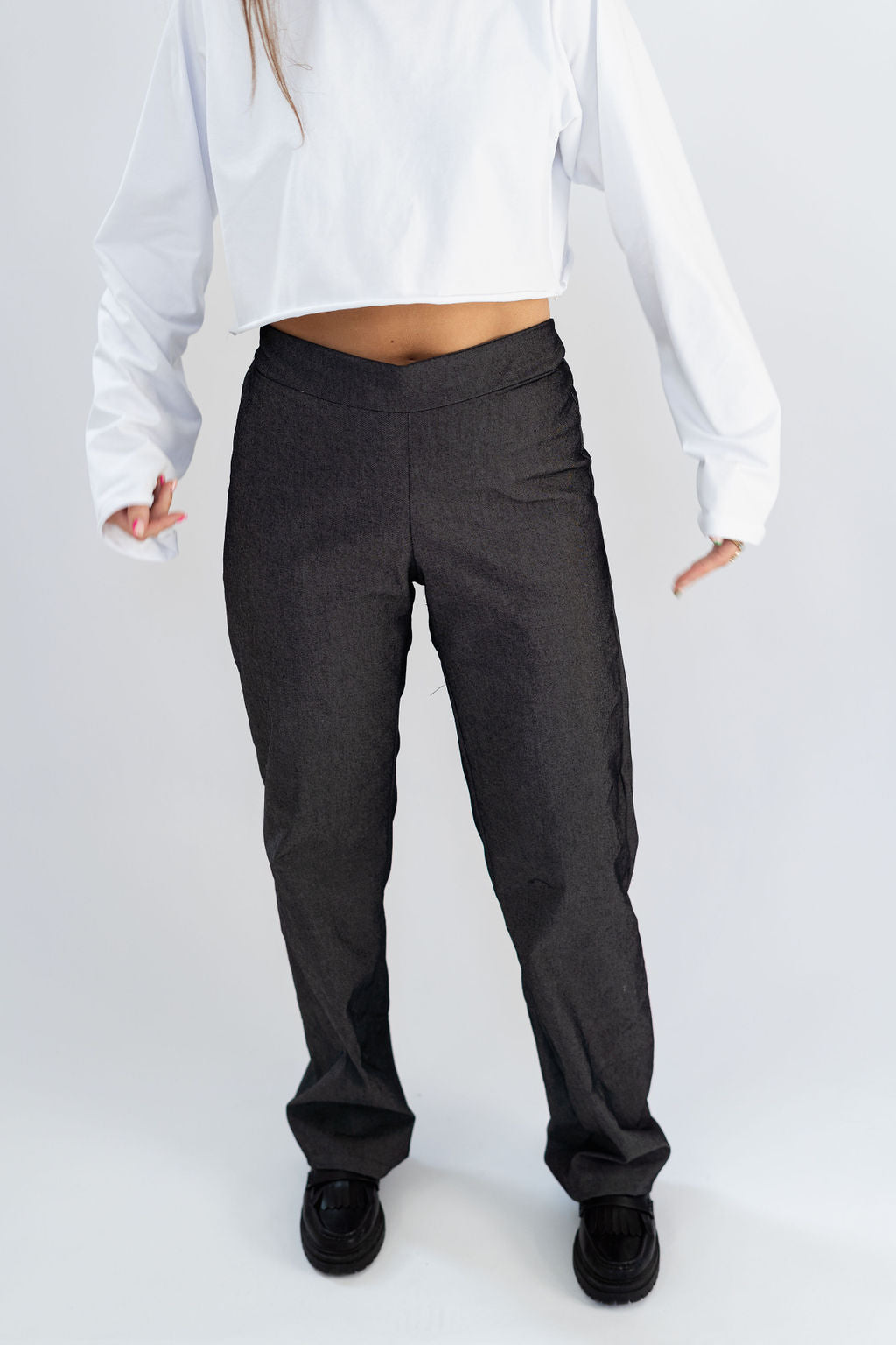 Lori pantalon - dark grey