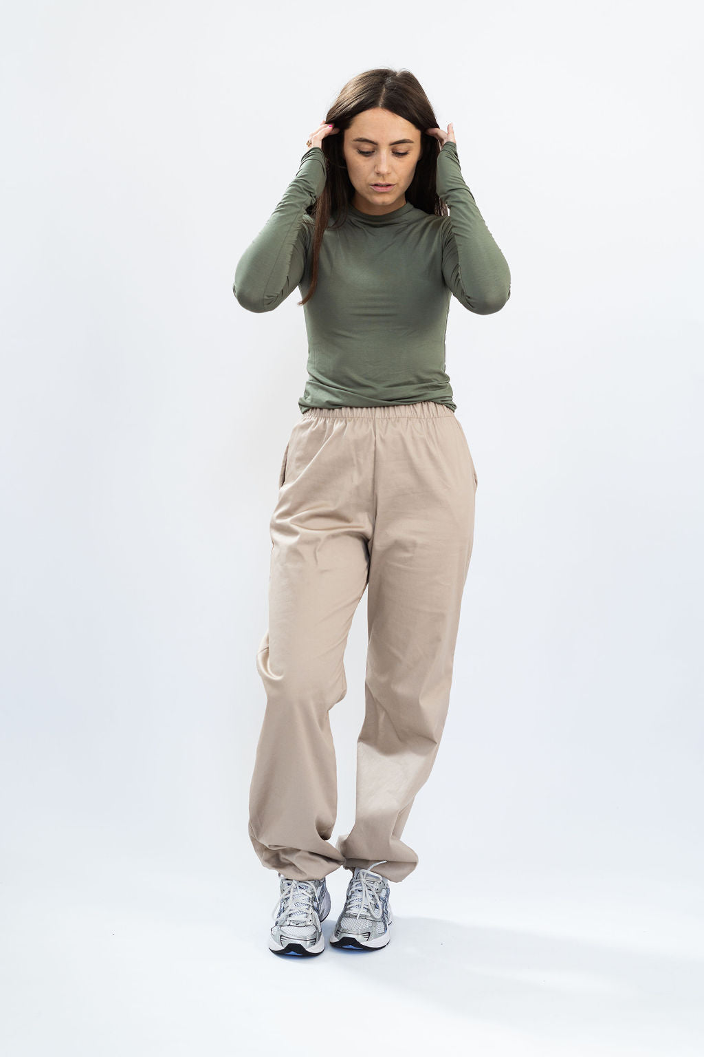 Lowie Parachute trouser - camel