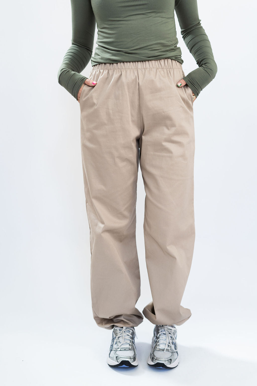 Lowie Parachute trouser - camel