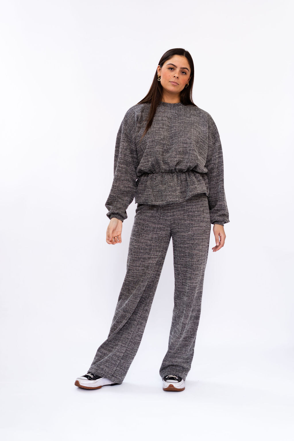 Nora trouser - black/white