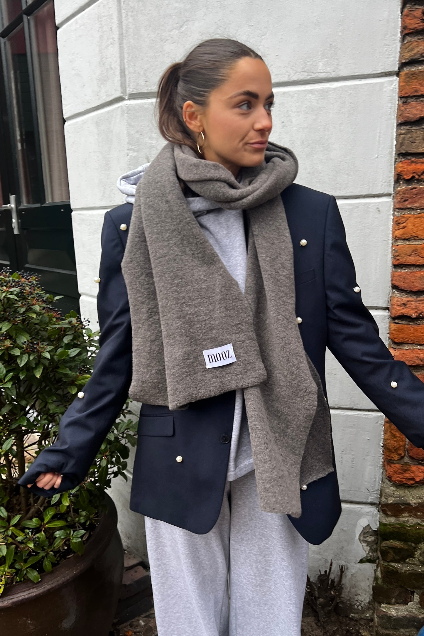 Scarf - taupe