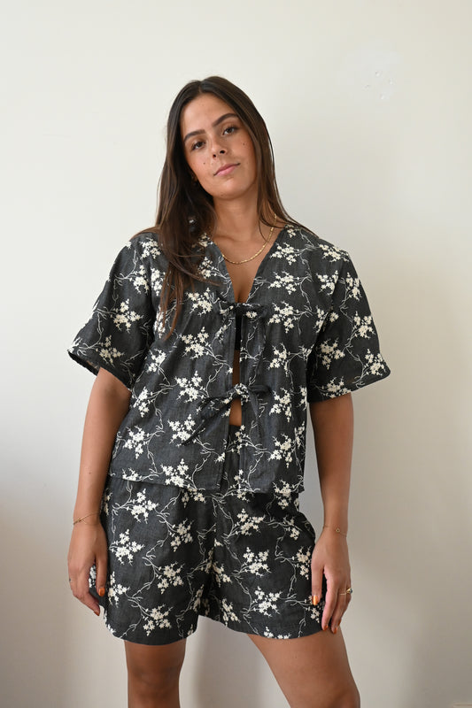 Layla top - black