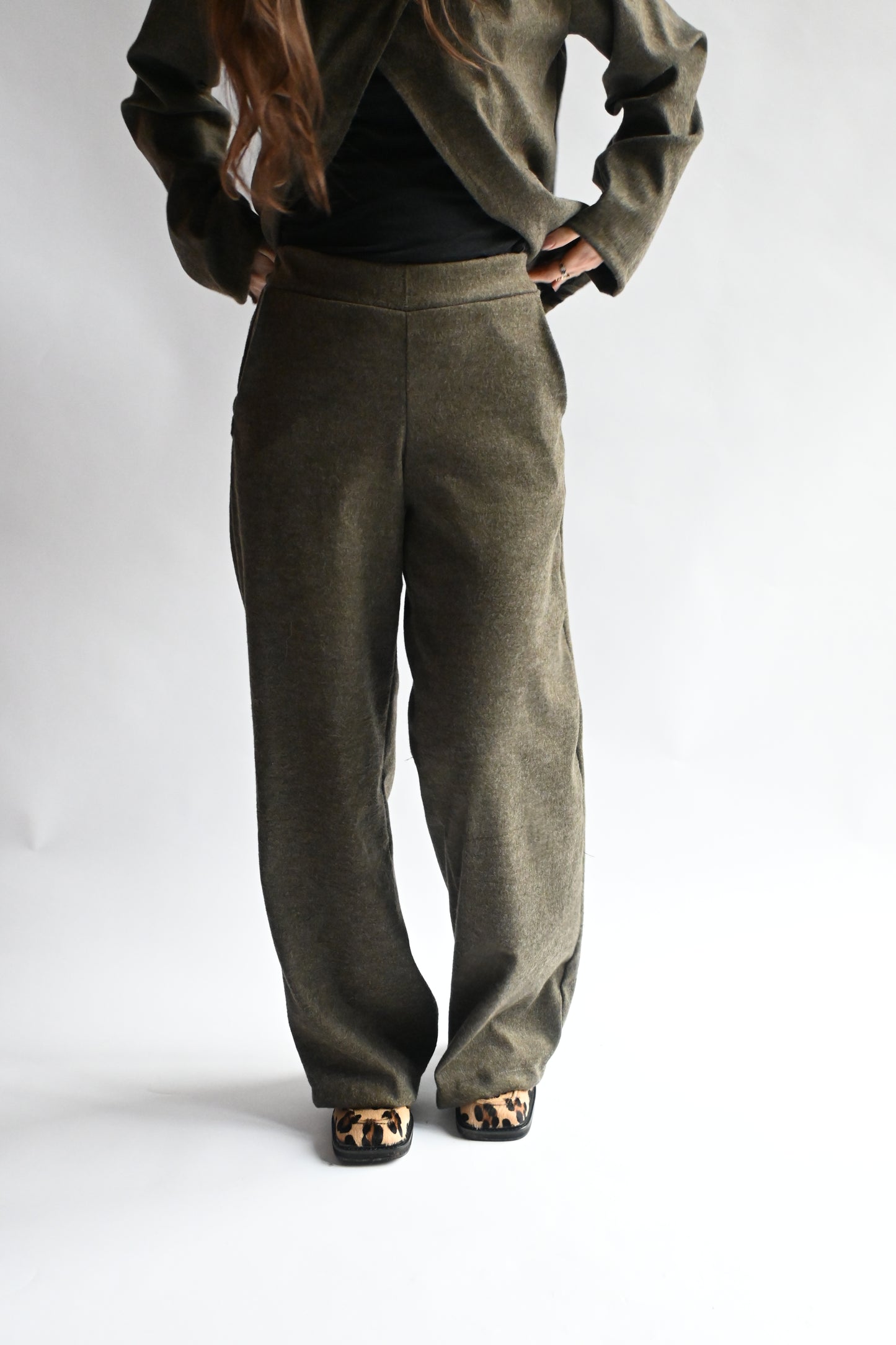Eve trouser - dark green