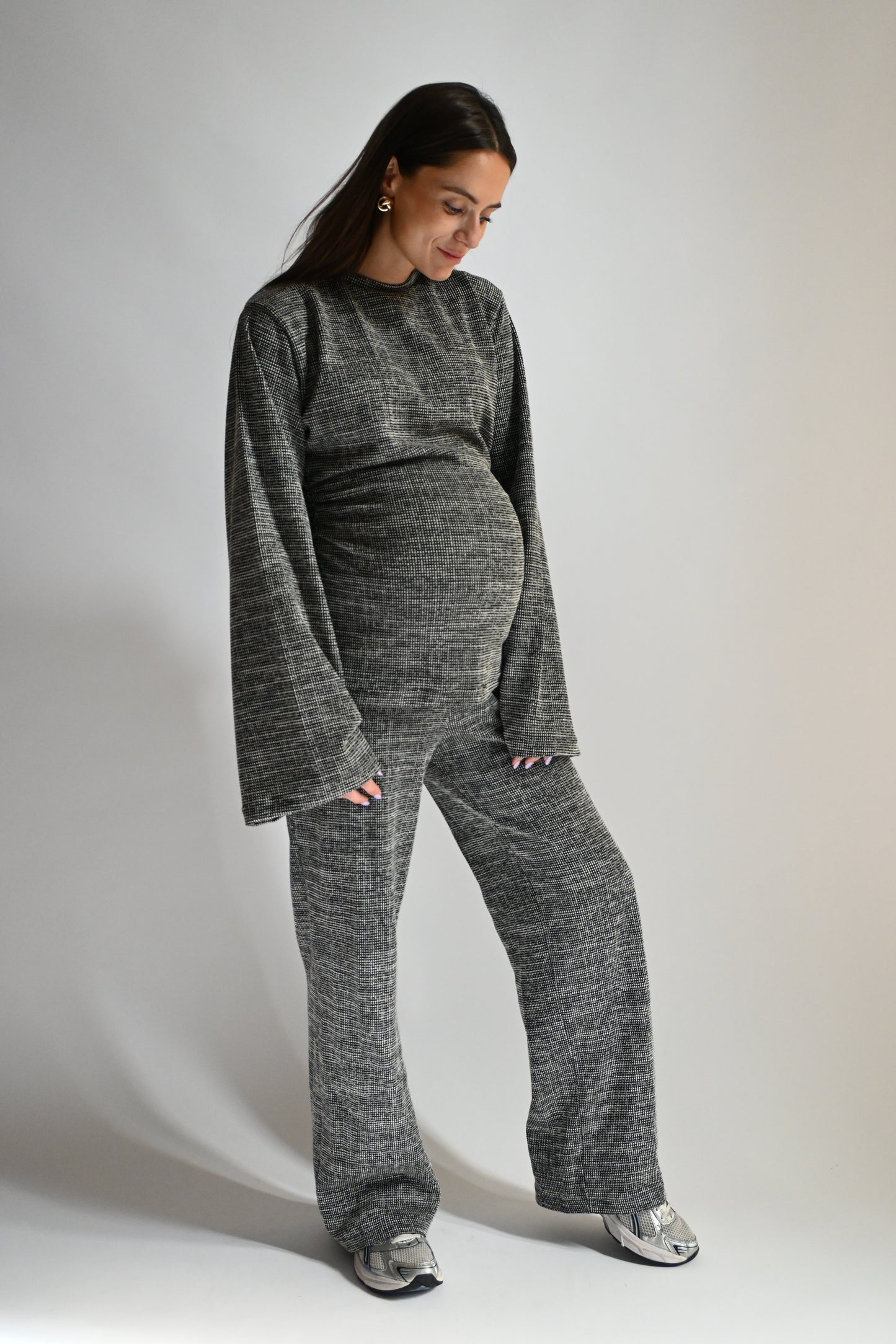 Nora trouser - black/white