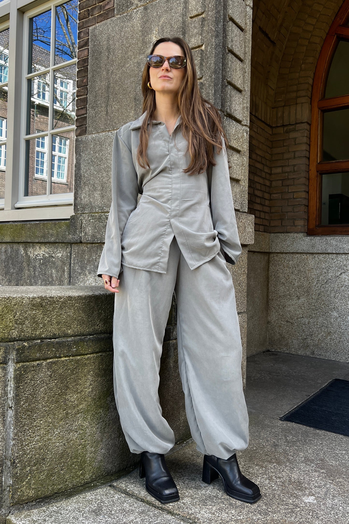 Rune Balloon trouser - Khaki