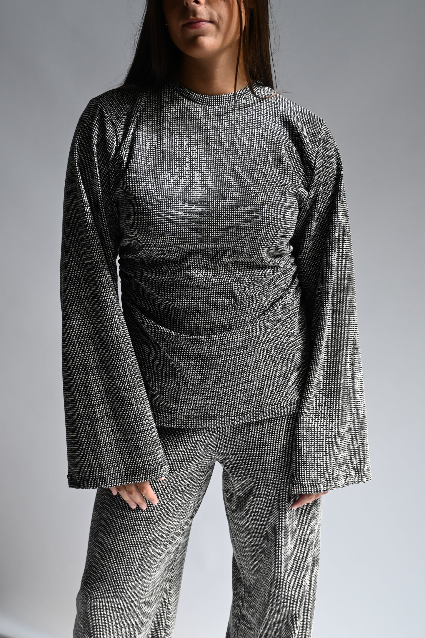 Nora longsleeve - black/white