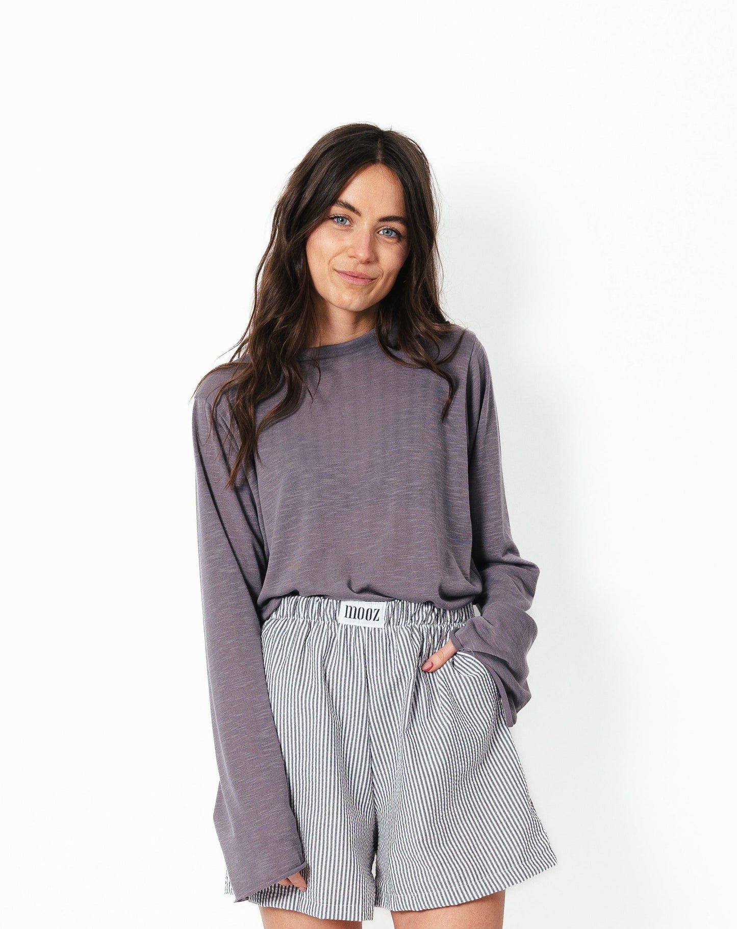 Luna top - grey