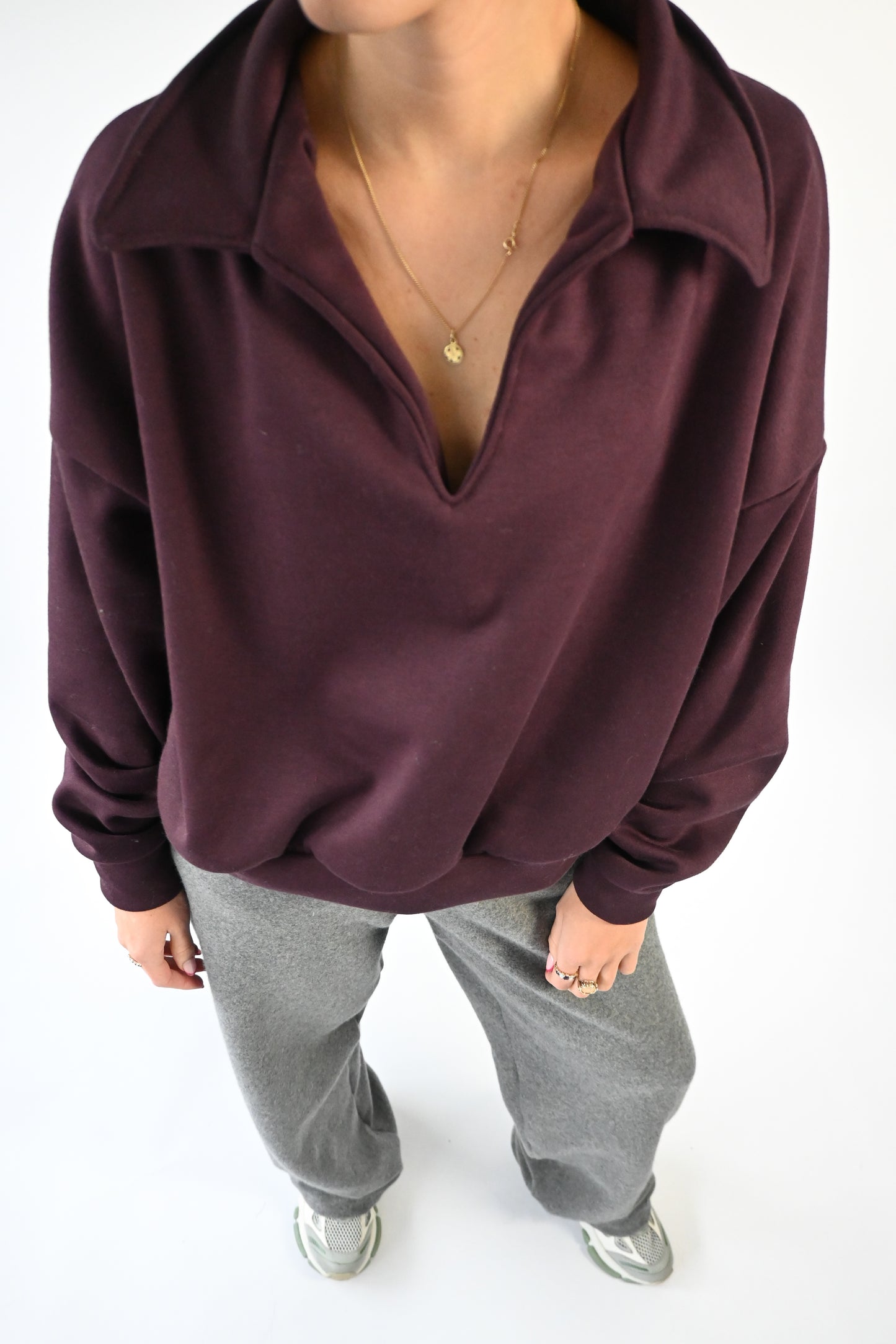 Lissi sweater - burgundy