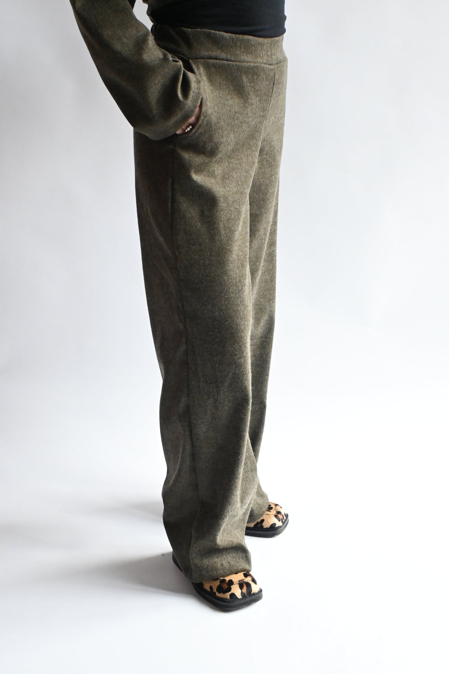 Eve trouser - dark green