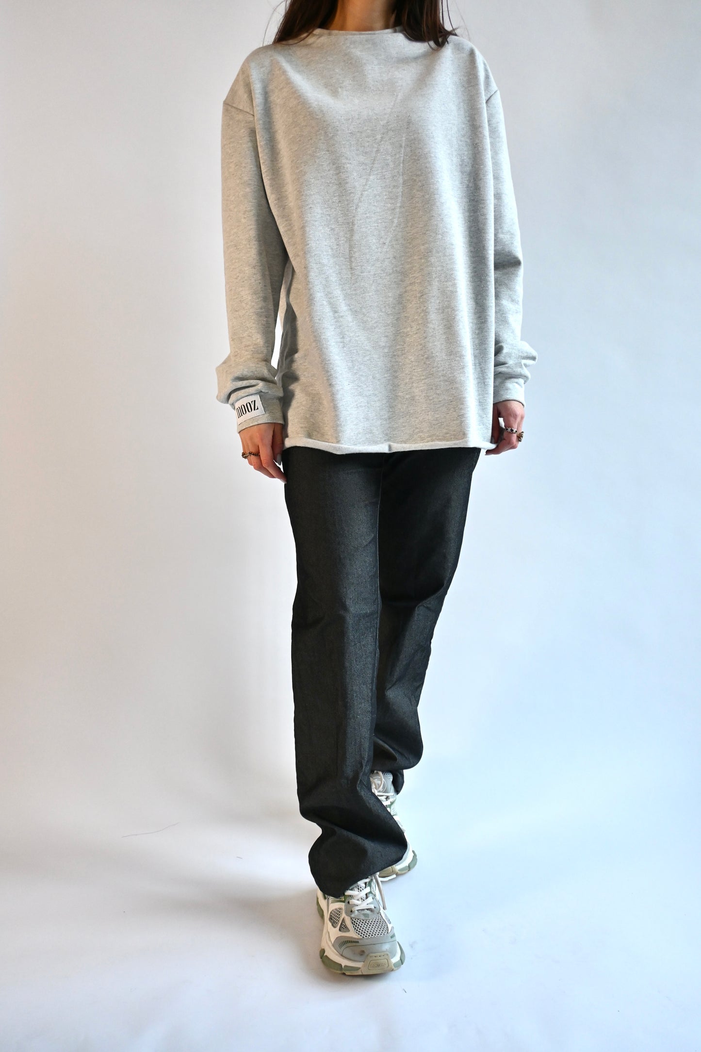 MOOZ longsleeve - light grey