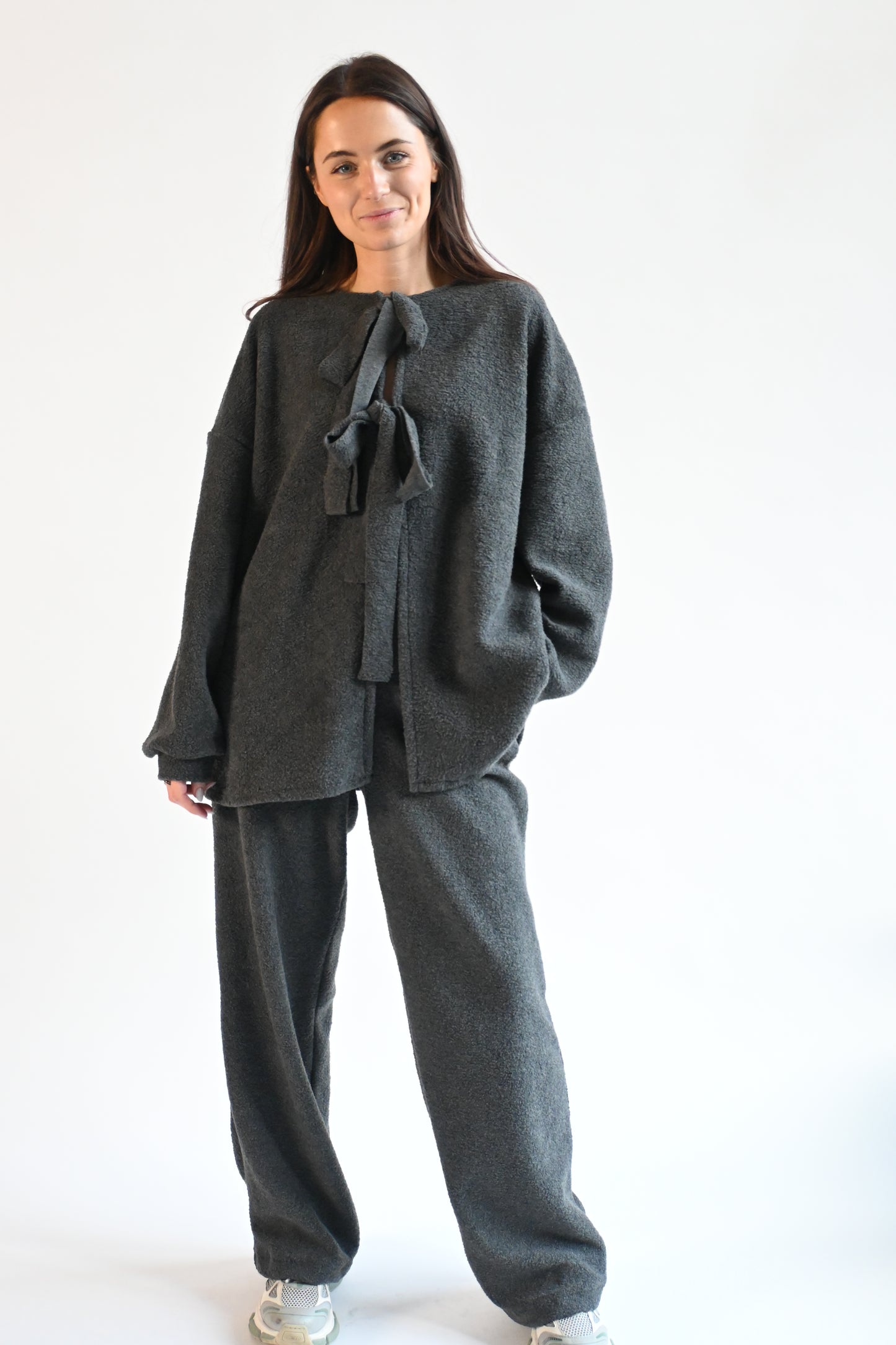 Ilva cardigan - dark grey