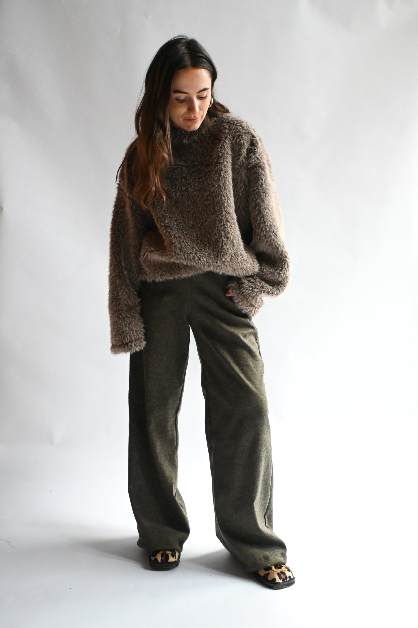 Eve trouser - dark green