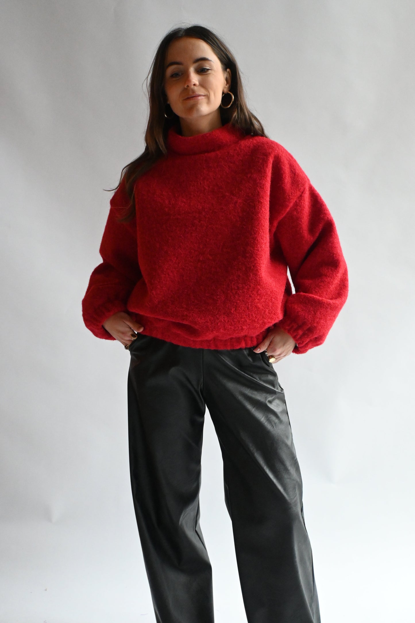 Bo sweater - red