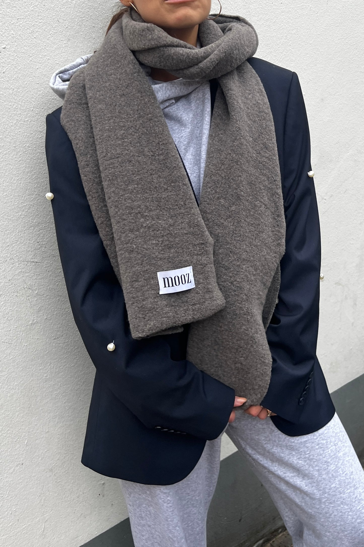 Scarf - taupe