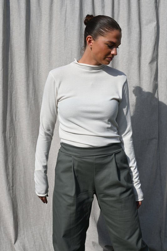 Aya long sleeve - white