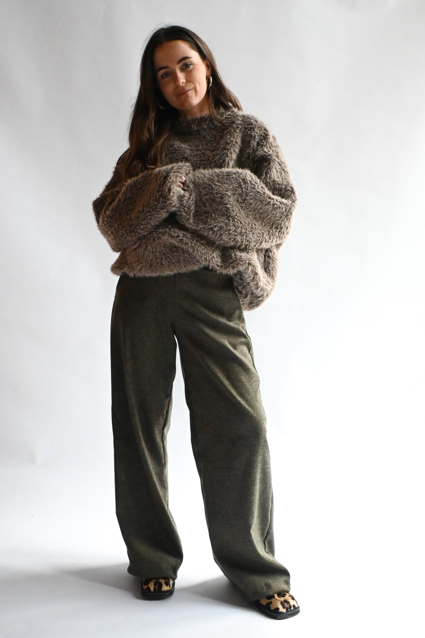 Eve trouser - dark green