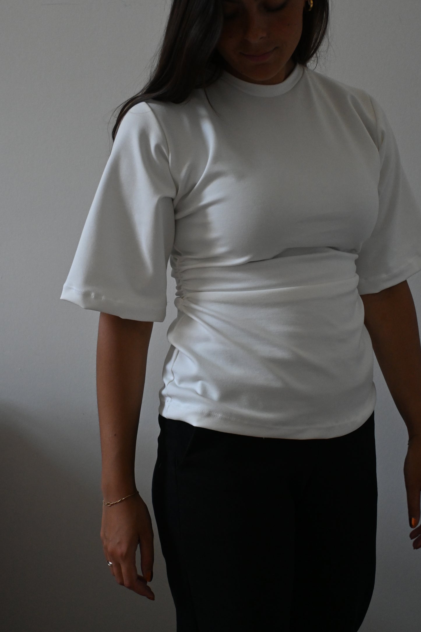 Line T-shirt - white