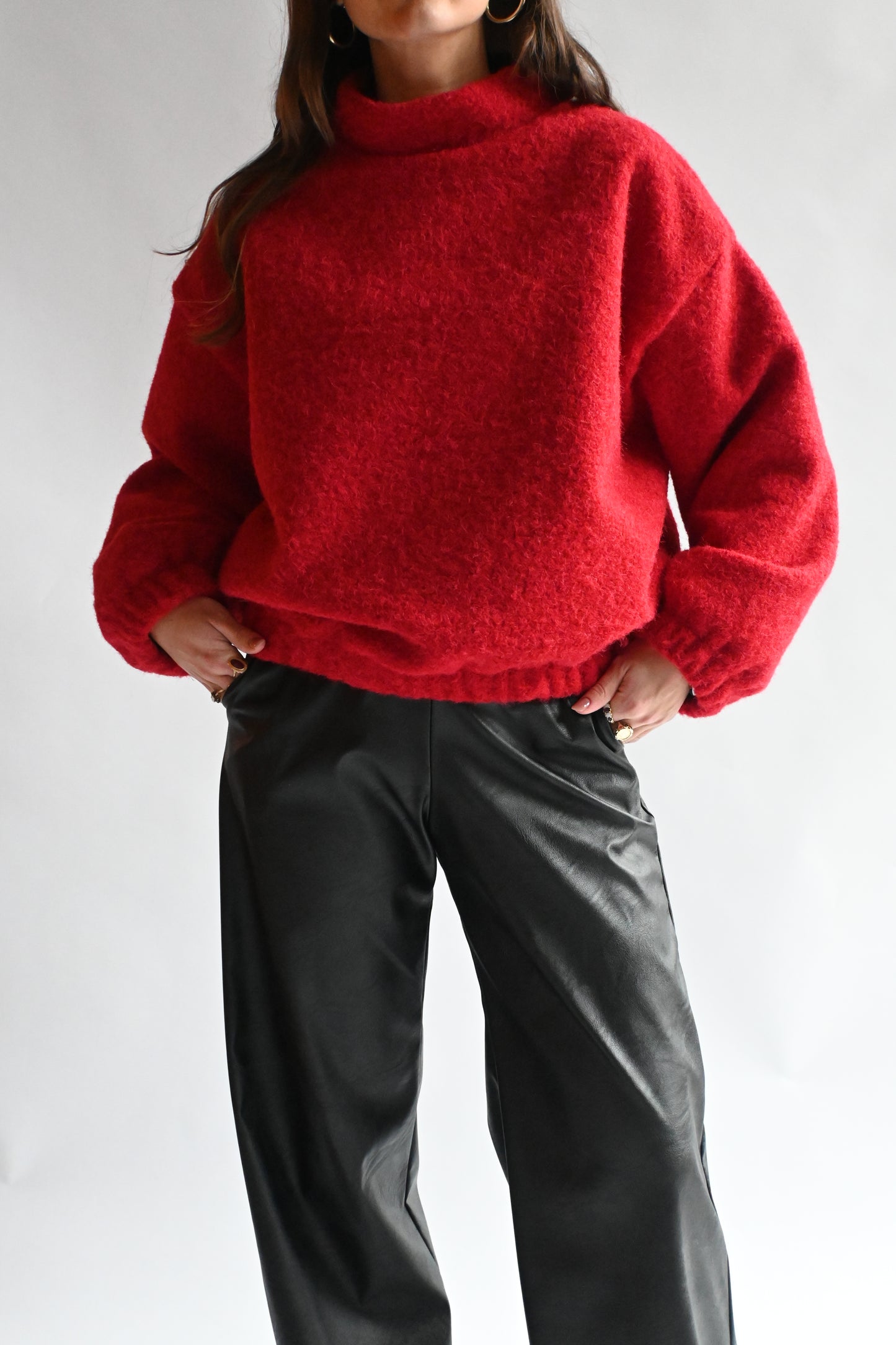 Bo sweater - red