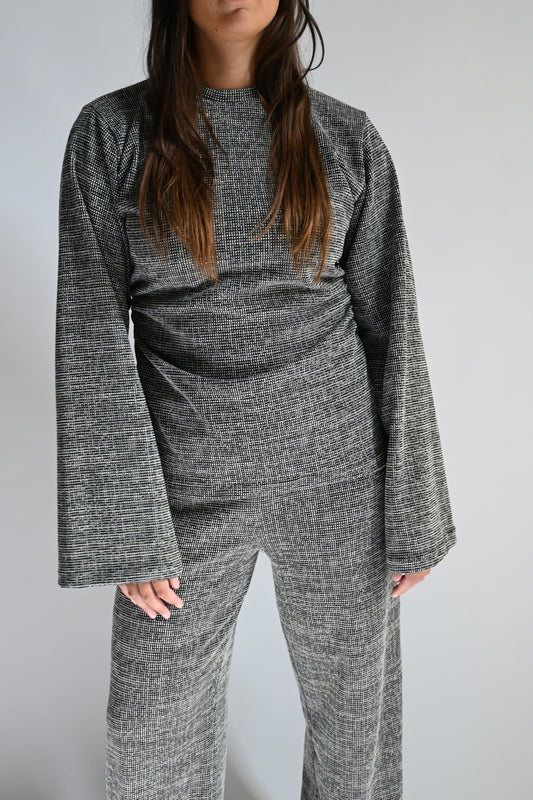 Nora longsleeve - black/white