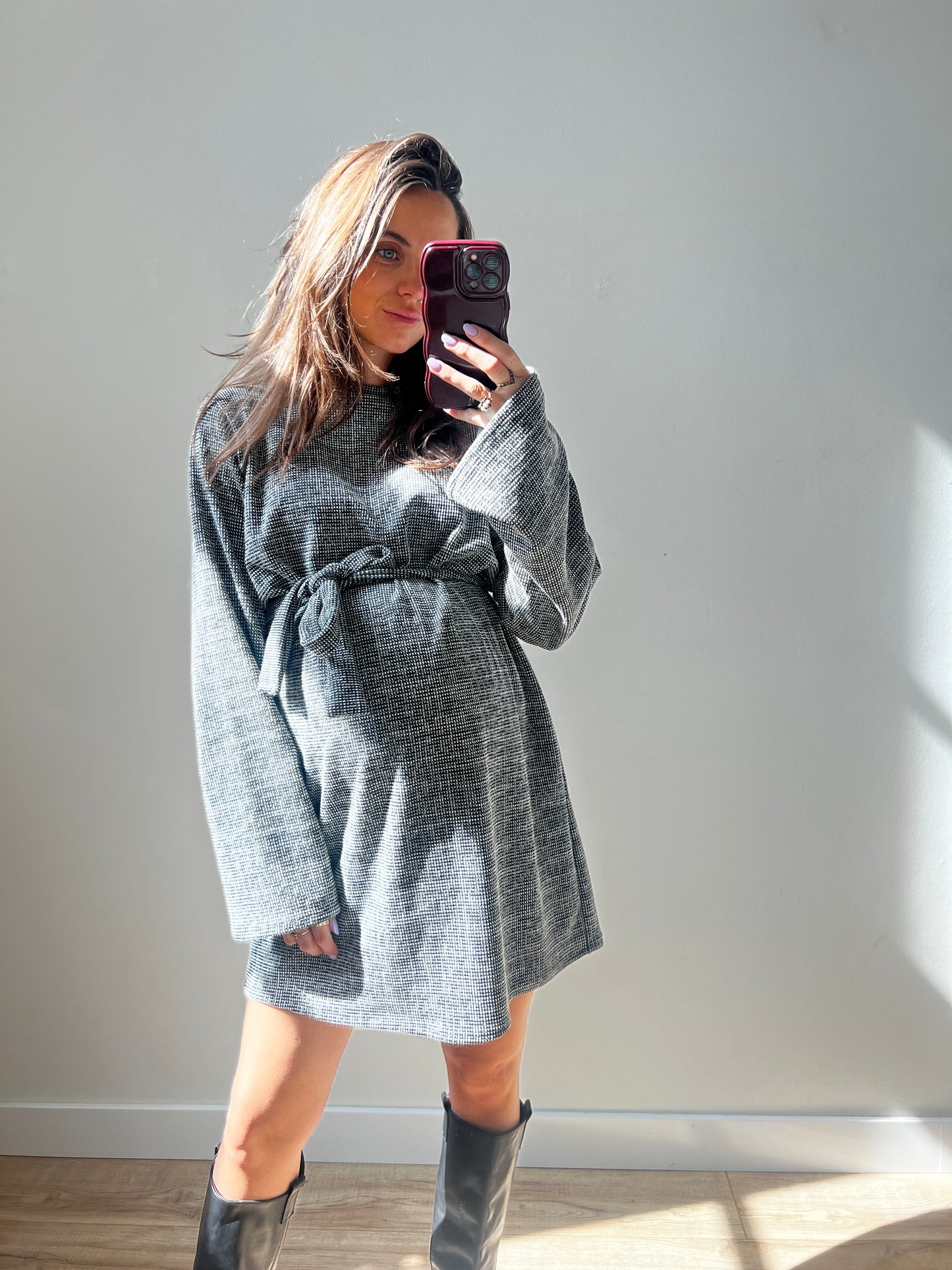 Nora dress - black/white
