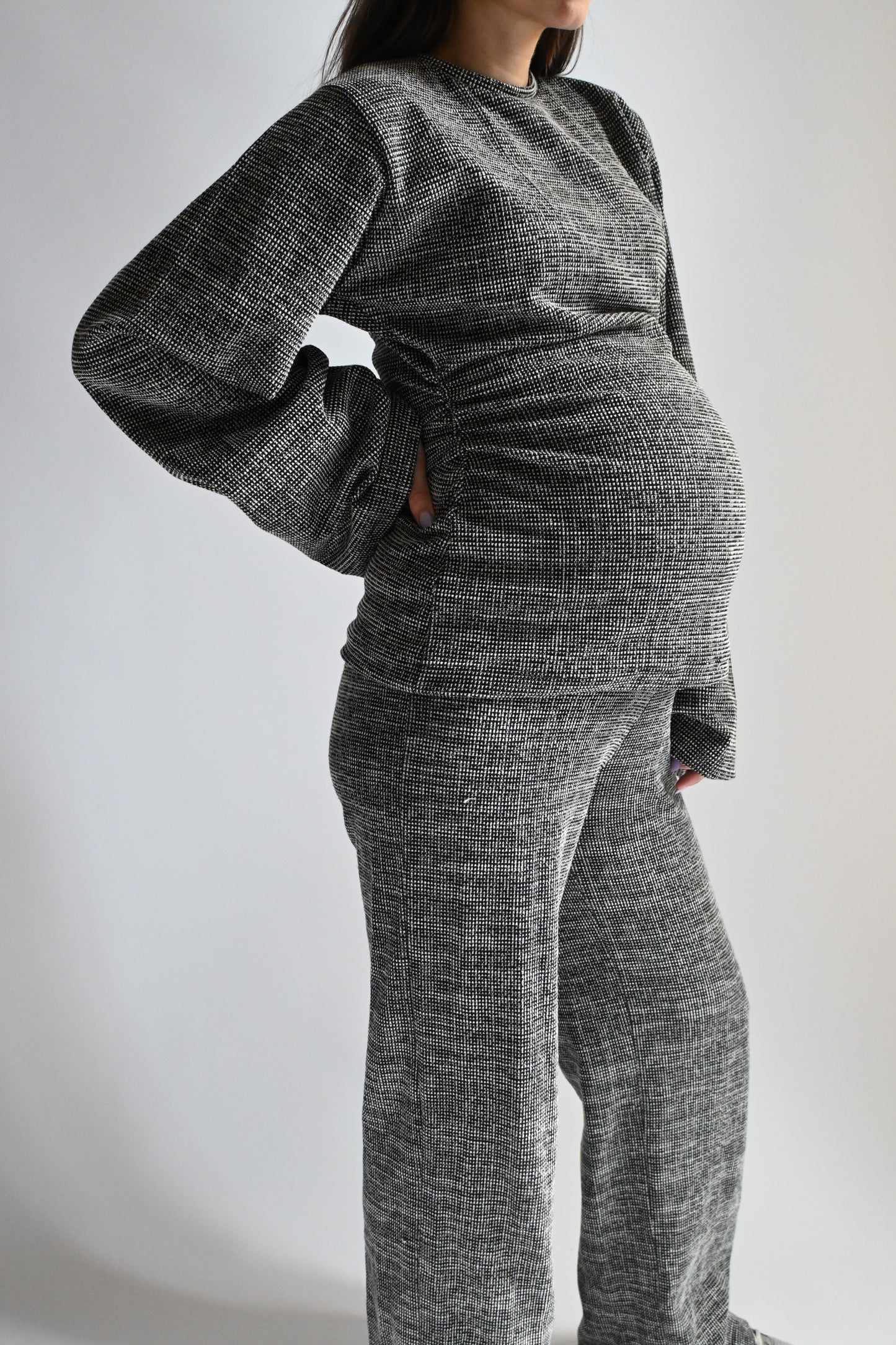 Nora longsleeve - black/white