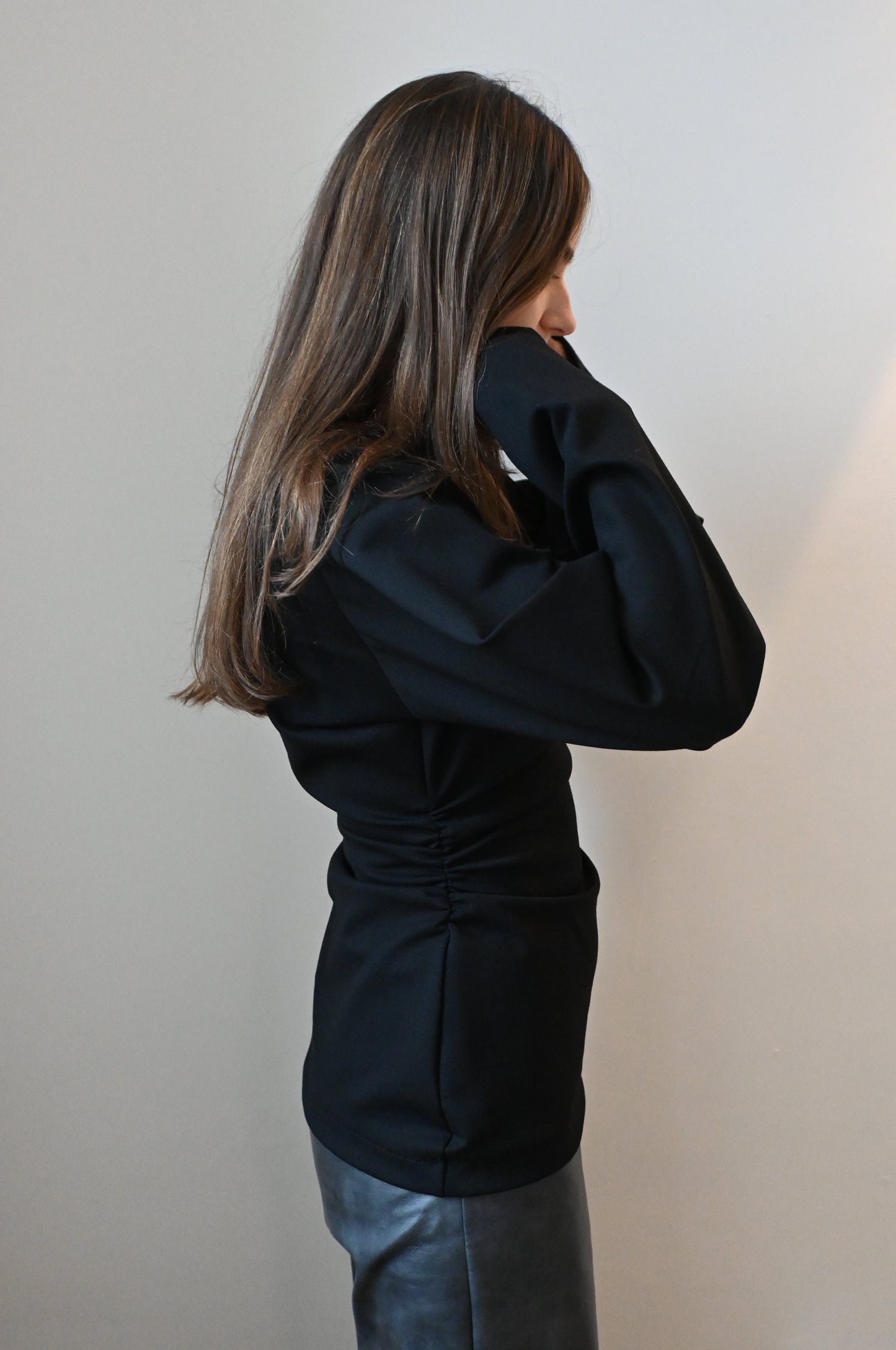 Line longsleeve - black