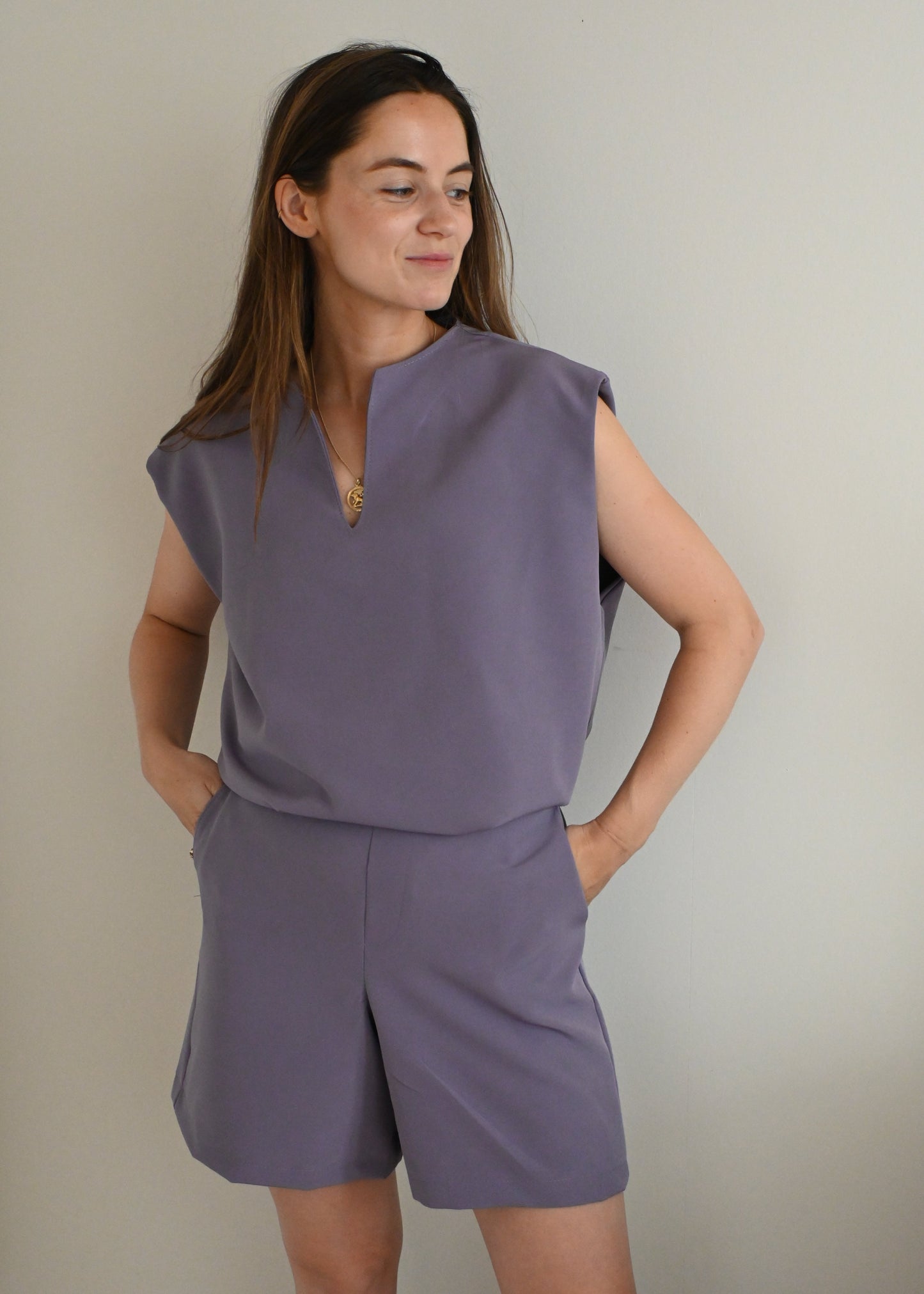 Sharly short - purple