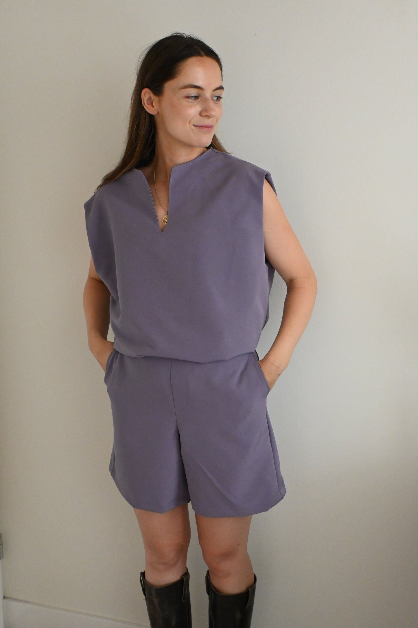 Sharly short - purple