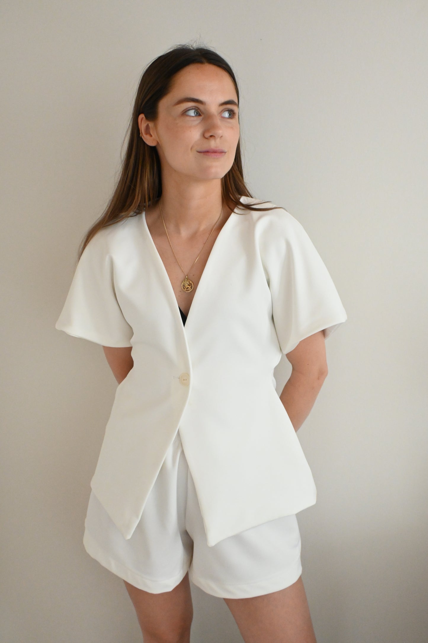 Coco gilet/top - white