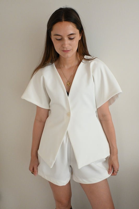 Coco gilet/top - white