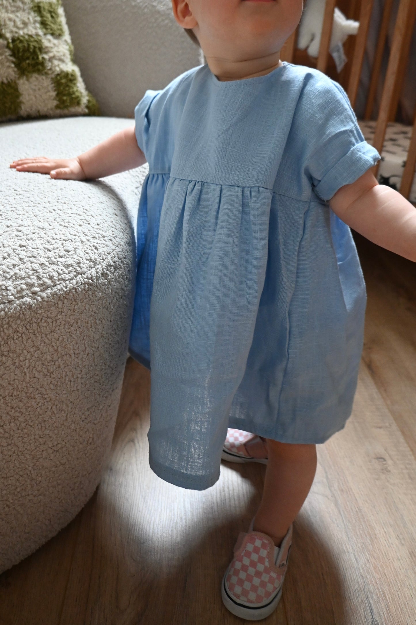Liz jurk mini - licht blauw