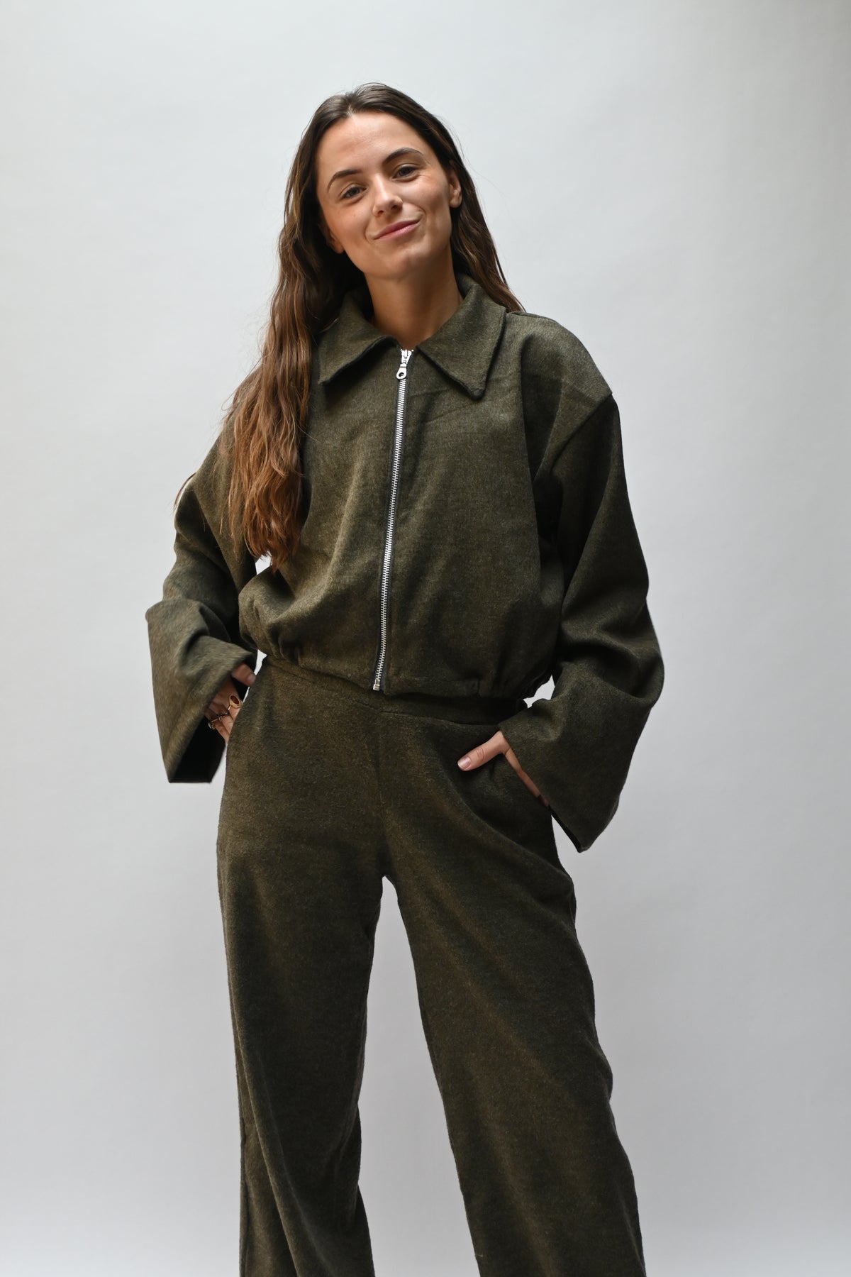Eve jacket - dark green