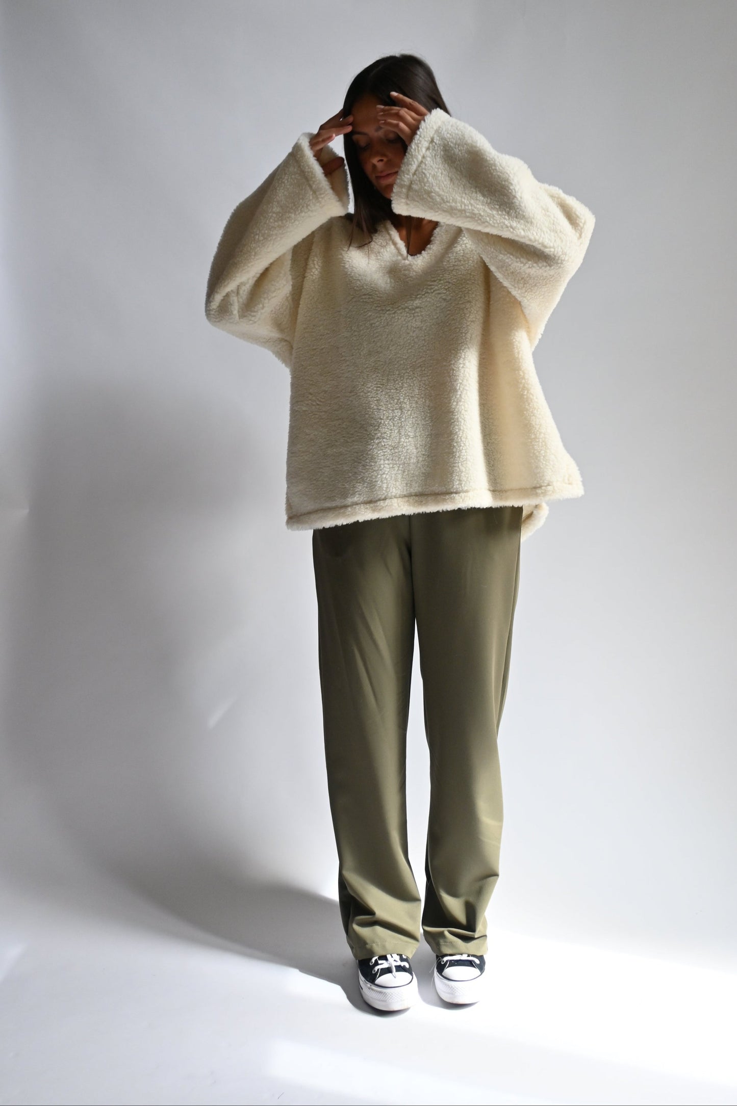 Straight trouser - dark green