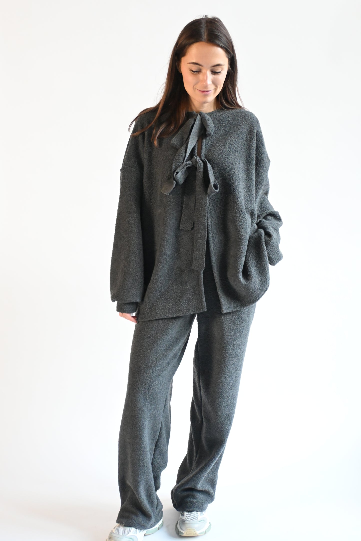 Ilva cardigan - dark grey