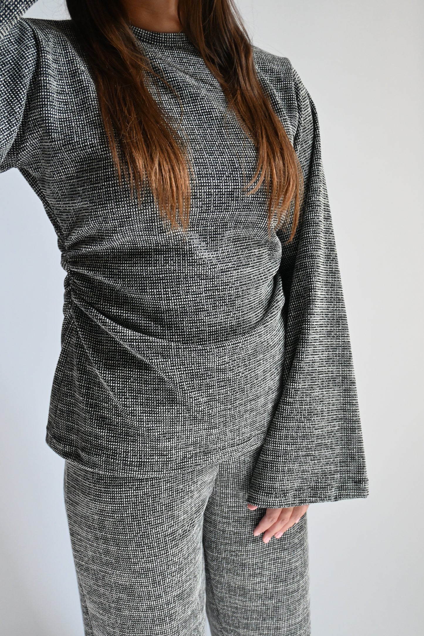 Nora longsleeve - black/white