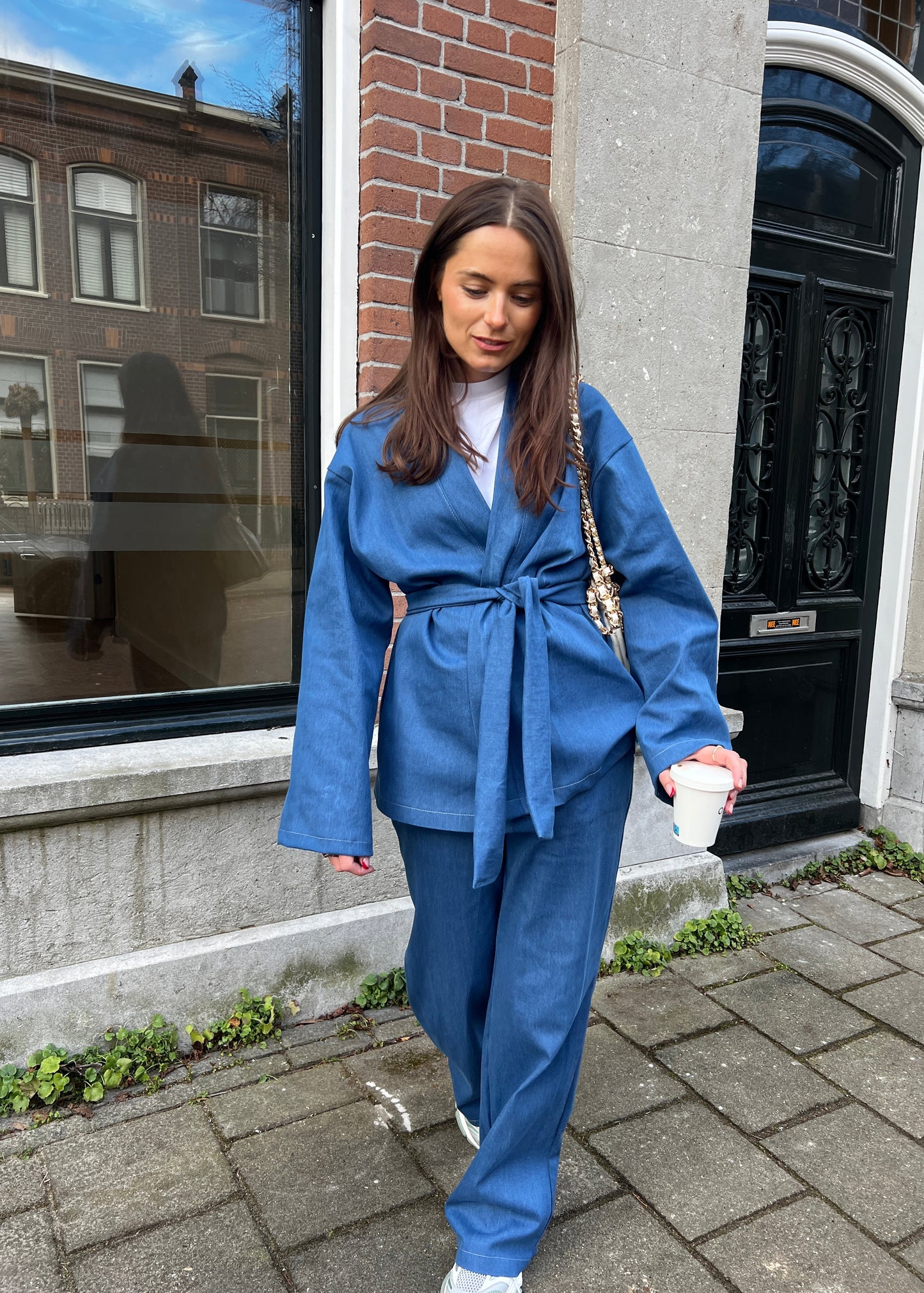 Lana kimono - denim blue