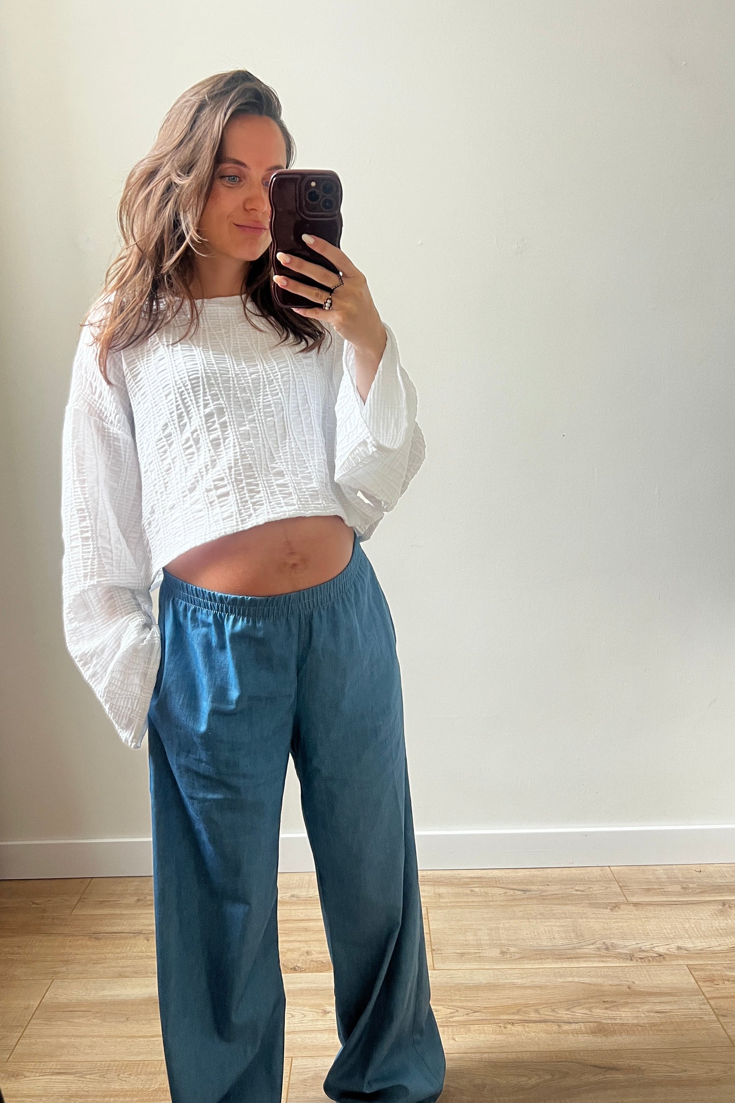 Evi trouser - denim blue
